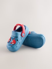 Blue Spidey and his Amazing Friends Warm Lined Slippers Clogs - Image 3 of 5