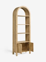 Mid Natural Arches Mango Wood Effect Narrow Shelf - Image 11 of 11