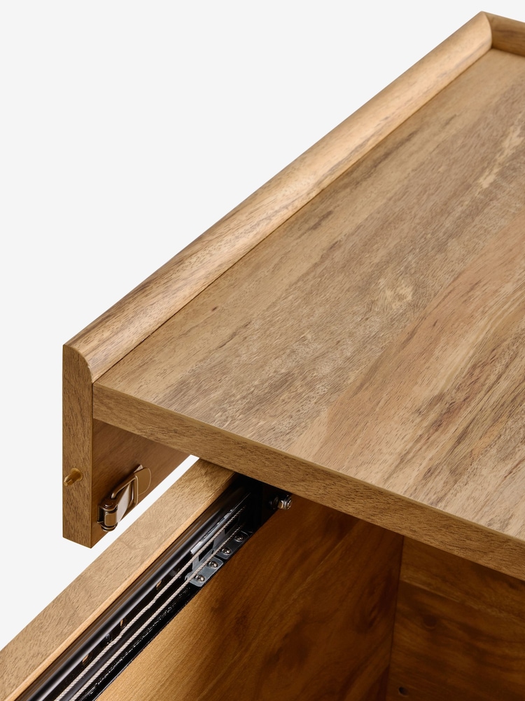 Mid Natural Arches Mango Wood Effect Extending Coffee Table - Image 9 of 9 Mid Natural Arches Mango Wood Effect Extending Coffee Table - Image 9 of 9