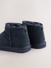 Navy Slipper Boots - Image 3 of 5