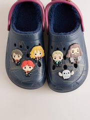 Navy Harry Potter Warm Lined Slipper Clogs - Image 4 of 5