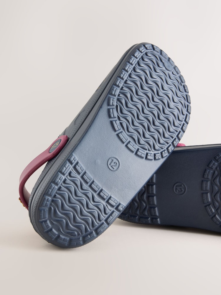 Navy Harry Potter Warm Lined Slipper Clogs - Image 5 of 5 Navy Harry Potter Warm Lined Slipper Clogs - Image 5 of 5