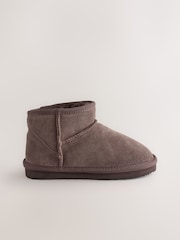 Chocolate Brown Slipper Boots - Image 2 of 5
