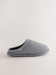 Grey Warm Lined Slipper Mules - Image 2 of 5