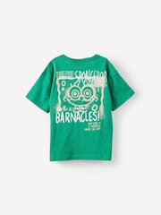 Cotton On Green SpongeBob SquarePants Drop Shoulder Short Sleeve T-Shirt - Image 2 of 3