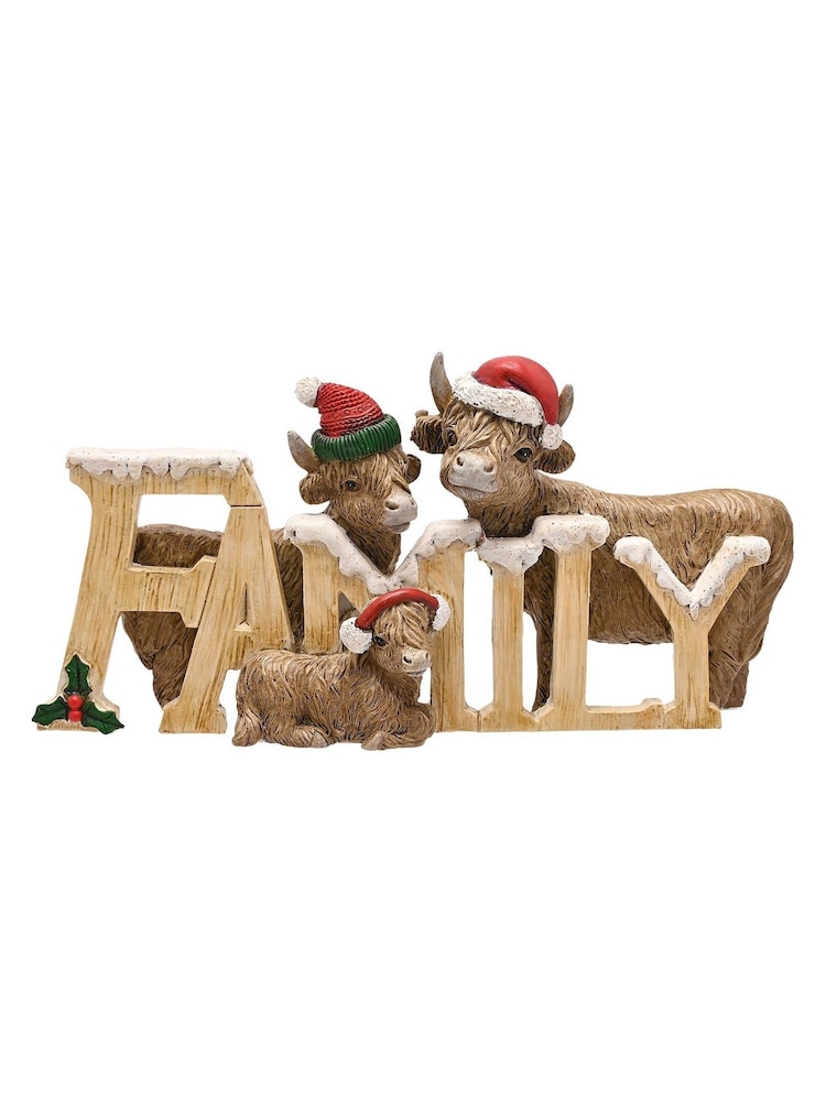 Widdop Highland Cow Famiy Figurine - Image 1 of 2 Widdop Highland Cow Famiy Figurine - Image 1 of 2