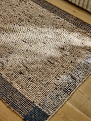 Laura Ashley Natural Jute Stripe Border Rug - Image 2 of 5