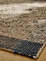 Laura Ashley Natural Jute Stripe Border Rug - Image 3 of 5