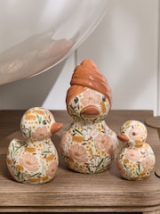 Set of 3 Autumn Ducks Bathroom Ornaments - Bild 1 von 3