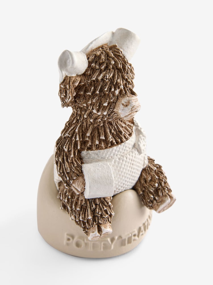 Natural Hamish The Highland Cow Potty Training Ornament - Image 5 of 5