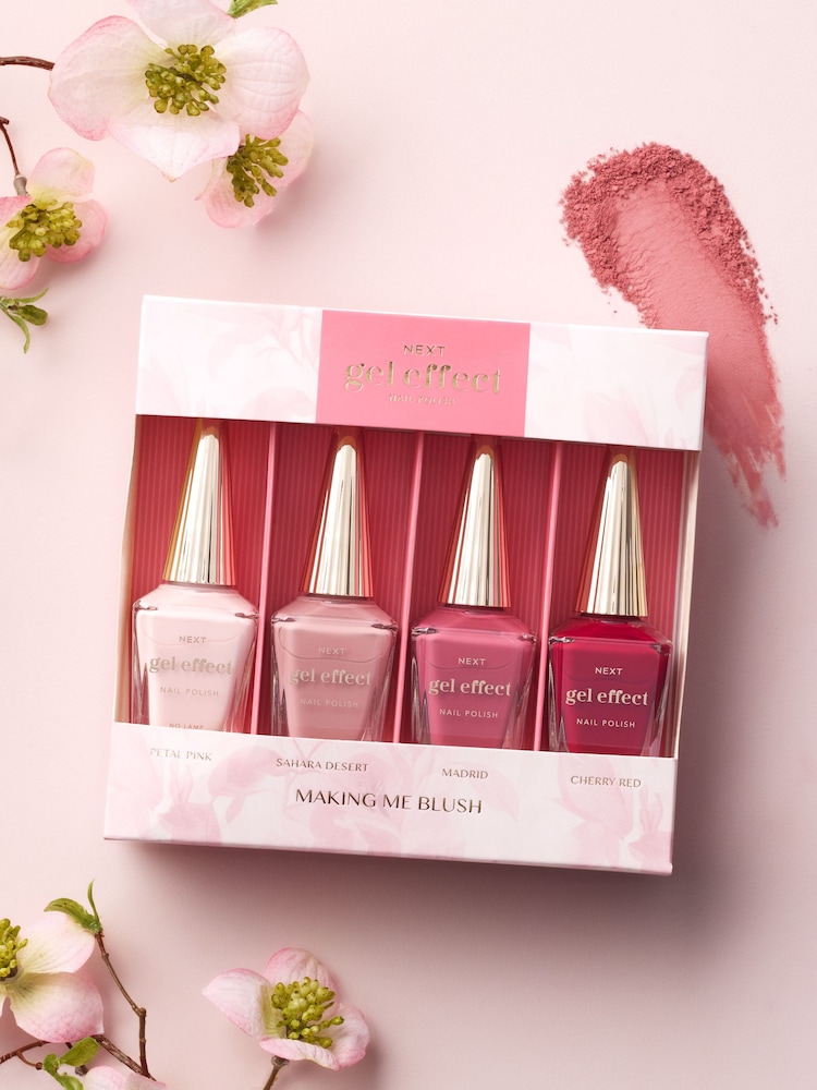 Set of 4 Gel Effect Nail Polish Gift Set - Image 1 of 1
