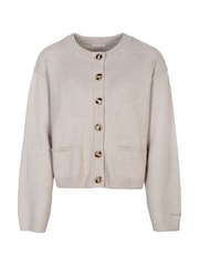 LOVALL Natural Soft Knit Cardigan - Image 6 of 6