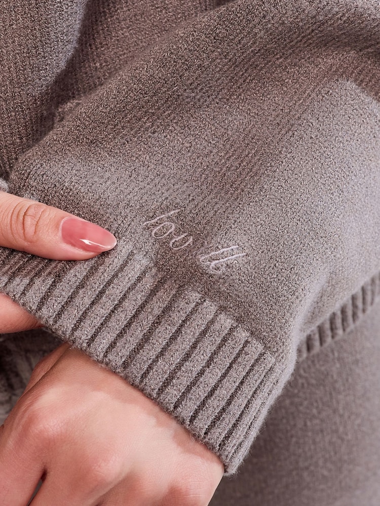 LOVALL Brown Soft Knit Cardigan - Image 2 of 5