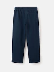 Mango Navy Cotton Hemmed Joggers - Image 2 of 3