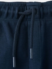 Mango Navy Cotton Hemmed Joggers - Image 3 of 3