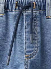 Mango Blue Slim Tie Waist Jeans - Image 4 of 4