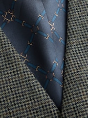 Green Double Breasted Fit Nova Fides Italian Wool Blend Check Suit Waistcoat - Image 7 of 9