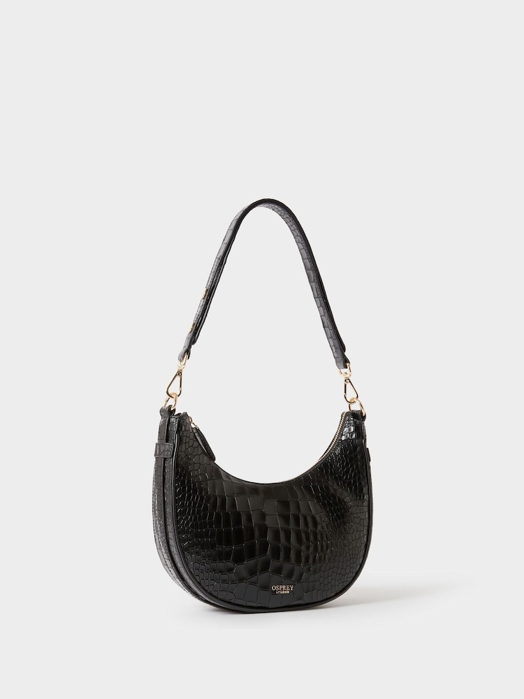 Osprey London The Piper Mini Leather Shoulder Bag - Image 2 of 5 Osprey London The Piper Mini Leather Shoulder Bag - Image 2 of 5