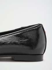 Lipsy Black Standard Fit Square Toe Tassle Detail Ballerinas - Image 5 of 7