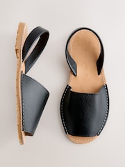 Black Slingback Sandals - Image 1 of 9