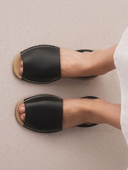 Black Slingback Sandals - Image 4 of 9