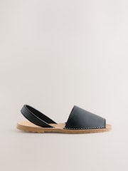 Black Slingback Sandals - Image 7 of 9