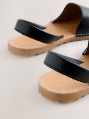 Black Slingback Sandals - Image 9 of 9