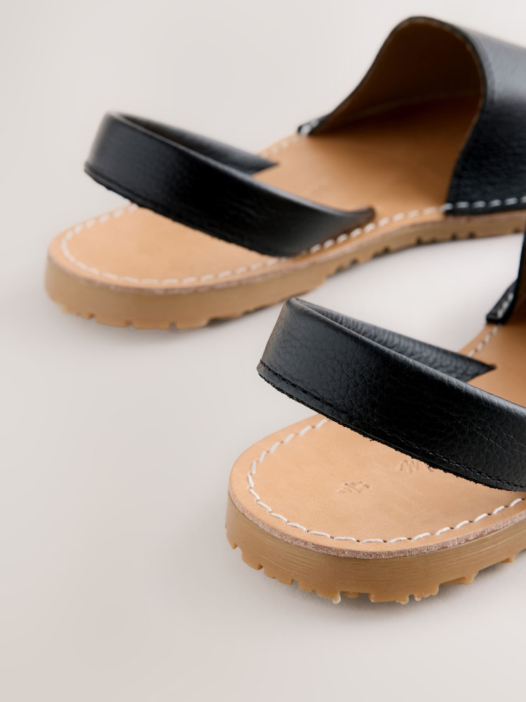 Black Slingback Sandals - Image 9 of 9