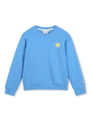 Kids Around Lobster Summer Back Graphic Crew Neck Sweatshirt - Image 3 de 5