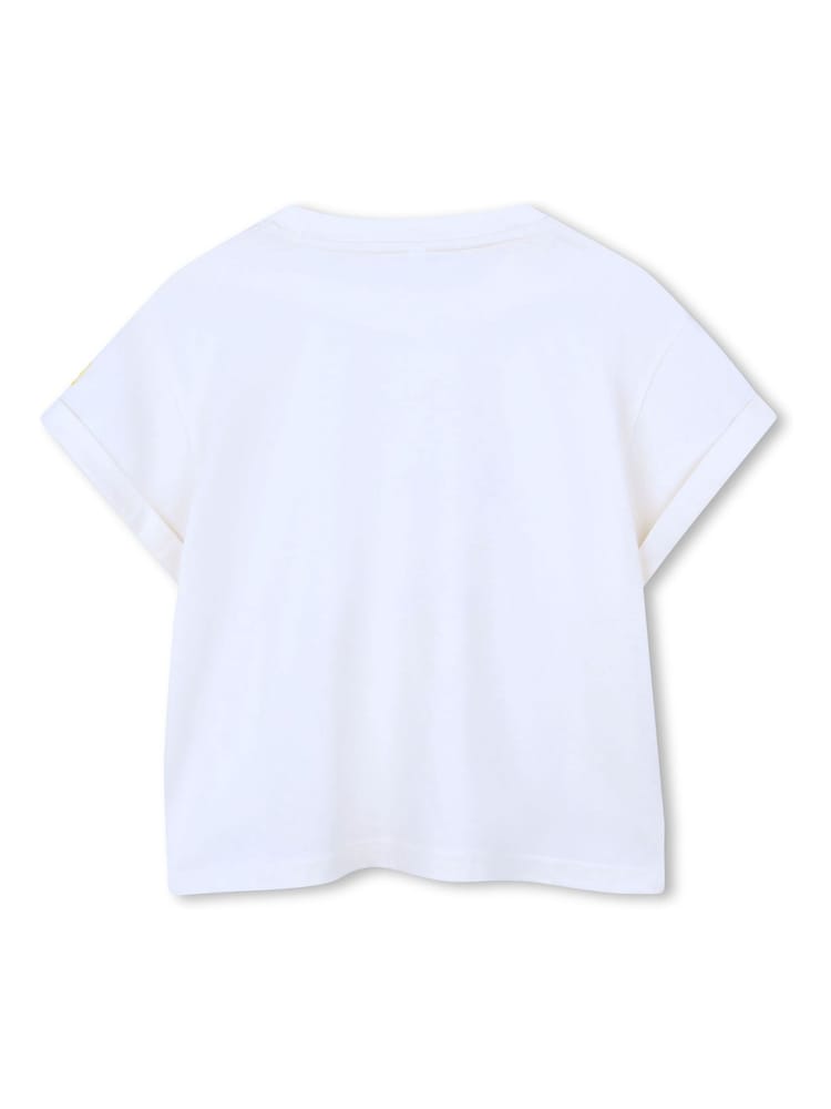 Kids Around White Sun Slogan Summer Graphic Print Short Sleeve T-Shirt - Image 2 of 3 Kids Around White Sun Slogan Summer Graphic Print Short Sleeve T-Shirt - Image 2 of 3