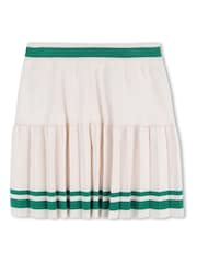 Kids Around Cream Tennis Skirt With Stripe Detail - Image 3 of 5