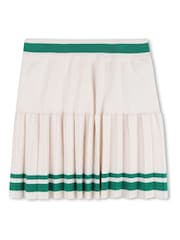 Kids Around Cream Tennis Skirt With Stripe Detail - Image 4 of 5