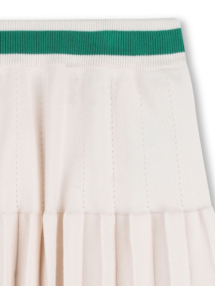 Kids Around Cream Tennis Skirt With Stripe Detail - Image 5 of 5 Kids Around Cream Tennis Skirt With Stripe Detail - Image 5 of 5