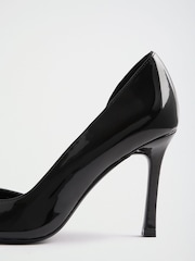 Lipsy Black Closed Back Dorsay High Heel Court Shoes - Image 4 of 6