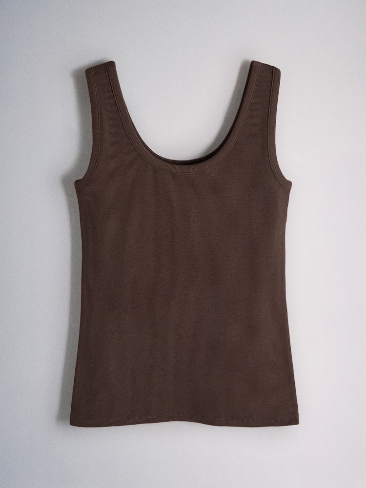 Chocolate/Khaki/White/Brown/Stripe - سترات مضلعة فتحة رقبة واسعة طقم من 5 قطعة - صورة 2 من 8