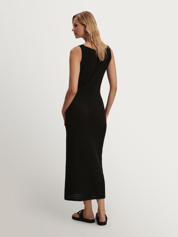 Varley Anise Flower Cusack Cotton Knit Dress - Image 2 of 5