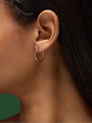 Accessorize Tone Stainless Steel Small Hoop Earrings - 画像 1 / 2