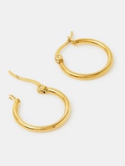 Accessorize Tone Stainless Steel Small Hoop Earrings - 画像 2 / 2