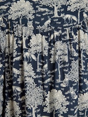 Joules Elodie Navy Toile Popover Blouse - Image 6 of 7