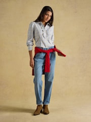 Перевірка крему - Joules Martha Classic Fit Frill Shirt - Image 3 of 6