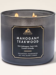 Bath & Body Works Mahogany Teakwood 3 Wick Candle 411g - Image 1 of 3