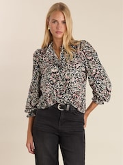 Baukjen Willow Printed Black Blouse - Image 1 of 2