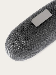 Carvela Black Pietra Hard Clutch Bag - Image 5 of 5