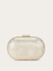 Carvela Gold Pietra Hard Clutch Bag - Image 2 of 4