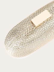 Carvela Gold Pietra Hard Clutch Bag - Image 3 of 4