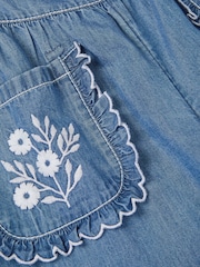 Monsoon Broderte Lommer Chambray Bukser - Bilde 4 av 4