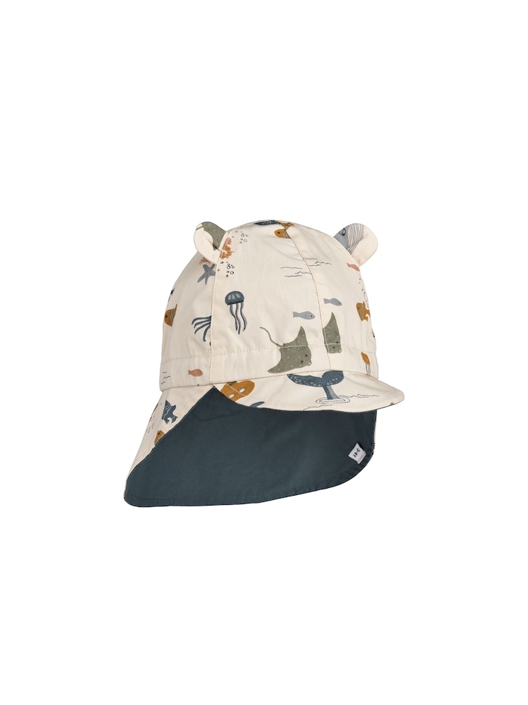 Liewood Gorm Reversible Cream Sun Hat - Kuva 3 / 3