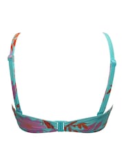 Pour Moi Blue Strapless Heatwave Bikini Top - Image 4 of 4