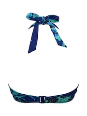 Pour Moi Navy Halterneck Palermo Bikini Top - Image 4 of 4