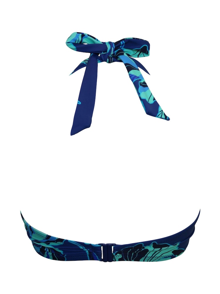 Pour Moi Navy Halterneck Palermo Bikini Top - Image 4 of 4 Pour Moi Navy Halterneck Palermo Bikini Top - Image 4 of 4